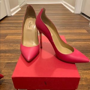 Pink Valentino Stud Heels